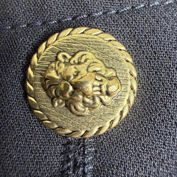 ZARA WOMAN Black Trousers High Waist Flared Leg Career Pants Size L (W: 34 L:34) - Picture 3 of 15